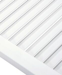 vidaXL Kastdeuren met lamellen 2 st 99