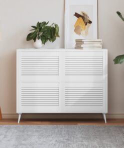 vidaXL Kastdeuren met lamellen 4 st 39