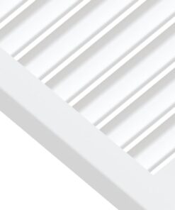 vidaXL Kastdeuren met lamellen 4 st 61