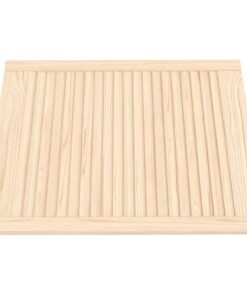 vidaXL Kastdeuren met lamellen 4 st 69x59