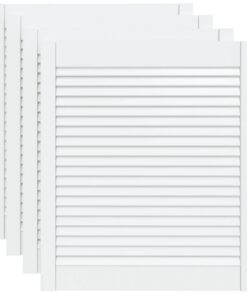 4 cm massief grenenhout wit