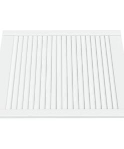 vidaXL Kastdeuren met lamellen 4 st 69x59