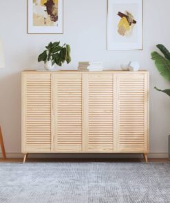 vidaXL Kastdeuren met lamellen 4 st 99