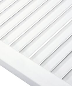 vidaXL Kastdeuren met lamellen 4 st 99