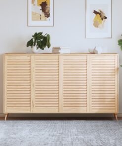 vidaXL Kastdeuren met lamellen 4 st 99