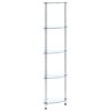 vidaXL Kastje 5-laags 30x30x130 cm gehard glas transparant