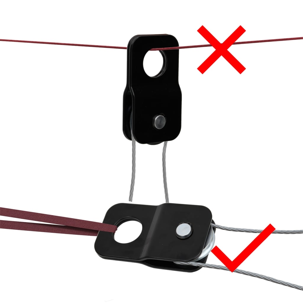 vidaXL Katrol slot 4 ton staal - Afbeelding 7