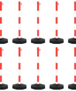 vidaXL Kettingpalenset met kunststof ketting 10 m