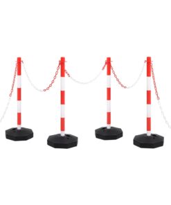 vidaXL Kettingpalenset met kunststof ketting 10 m