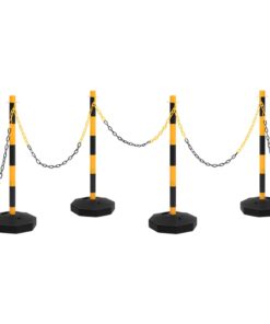 vidaXL Kettingpalenset met kunststof ketting 10 m