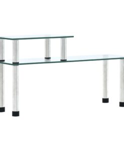 vidaXL Keukenschap 45x16x26 cm gehard glas transparent