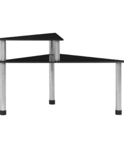 5x35x26 cm gehard glas zwart