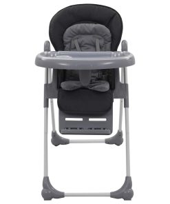 vidaXL Kinderstoel hoog grijs