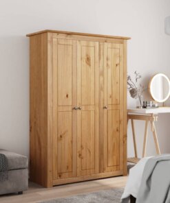 vidaXL Kledingkast 3 deuren Panama Range 118x50x171