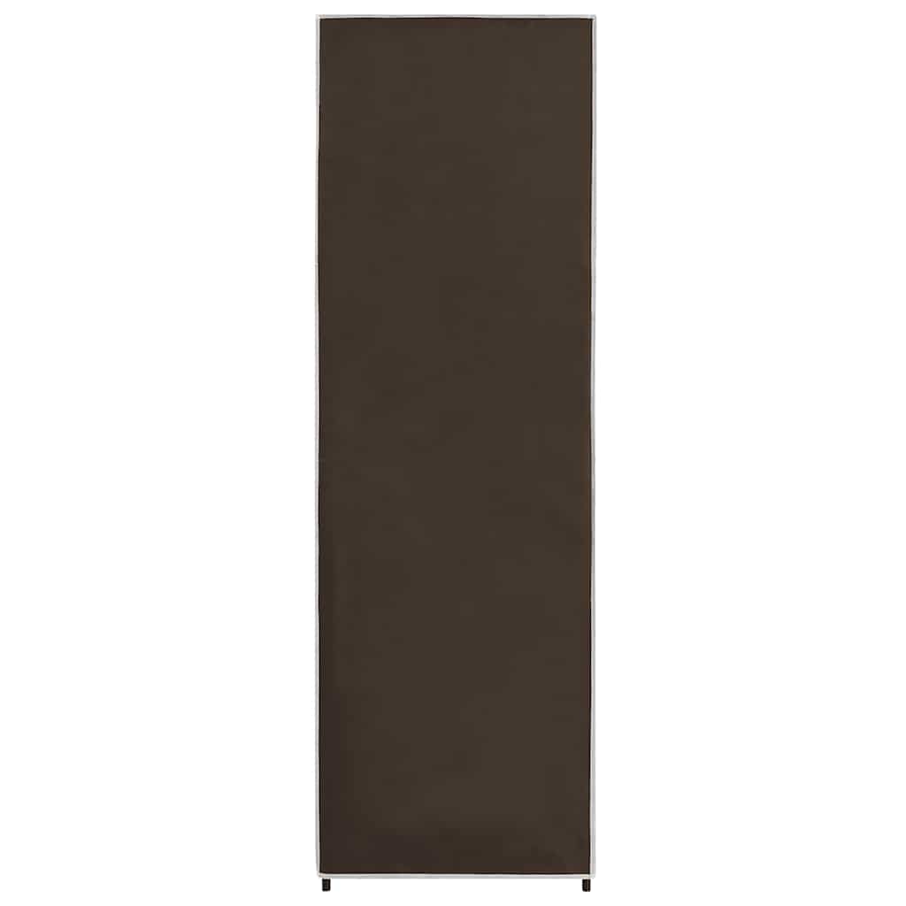 vidaXL Kledingkast 87x49x159 cm stof bruin - Afbeelding 5