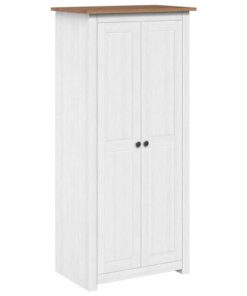 5 cm massief grenenhout wit