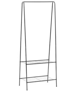 vidaXL Kledingrek 59x35x150 cm zwart