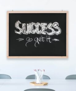 vidaXL Krijtbord voor aan de wand 60x80 cm cederhout