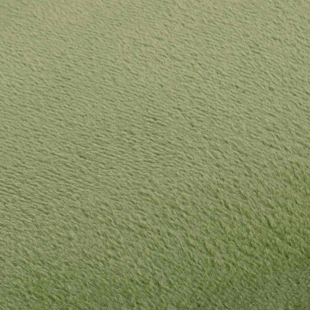 vidaXL Kruk fluweel 28 x 36 cm mosterdgroen en goudkleurig - Afbeelding 3