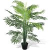 vidaXL Kunst Phoenix palmboom met pot 130 cm