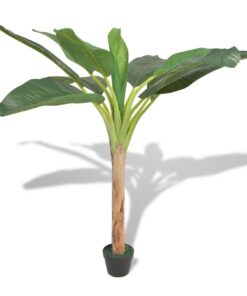 vidaXL Kunst bananenboom plant met pot 150 cm groen