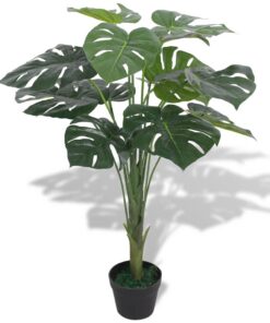 vidaXL Kunst monstera plant met pot 70 cm groen