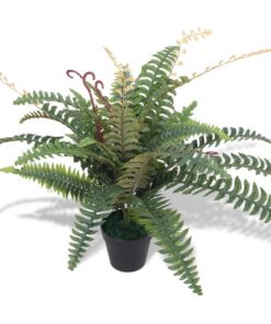 vidaXL Kunst varen plant met pot 60 cm groen