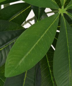 vidaXL Kunst watercacao plant met pot 85 cm groen