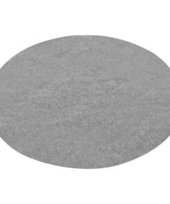vidaXL Kunstgras met noppen rond 130 cm grijs