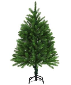 vidaXL Kunstkerstboom met levensechte naalden 120 cm groen