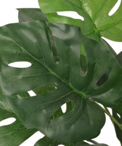 vidaXL Kunstplant met pot monstera 45 cm groen