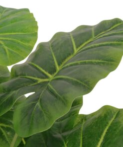 vidaXL Kunstplant taro met pot 85 cm groen