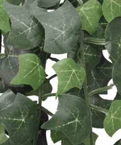 vidaXL Kunstplanten 2 st klimop 90 cm groen