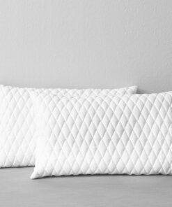 vidaXL Kussens 2 st 80x40x14 cm traagschuim