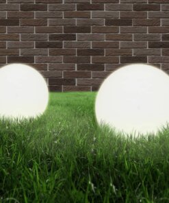 vidaXL LED-bollampen 4 st rond 40 cm PMMA