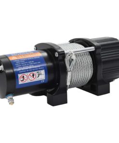 vidaXL Lier elektrisch 12 V 4.500 lbs 2.040 kg met afstandsbediening