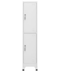 vidaXL Lockerkast met 2 vakken 38x45x180 cm