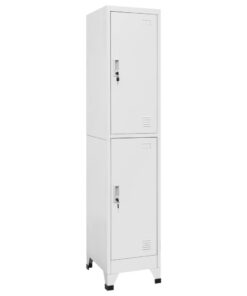 vidaXL Lockerkast met 2 vakken 38x45x180 cm