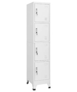 vidaXL Lockerkast met 4 vakken 38x45x180 cm