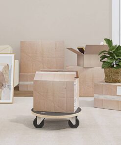 vidaXL Meubelhondjes 2 st rechthoekig 250 kg Ø38x11