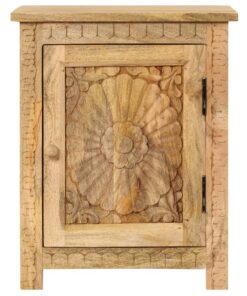 vidaXL Nachtkastje 40x30x50 cm massief mangohout