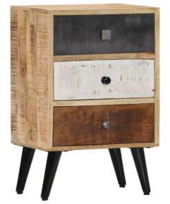 vidaXL Nachtkastje 40x30x60 cm massief mangohout