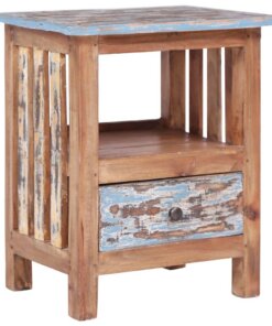 vidaXL Nachtkastje 41x30x50 cm massief mahoniehout