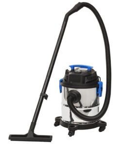 vidaXL Nat- en droogzuiger 1200 W 20 L zilverkleurig