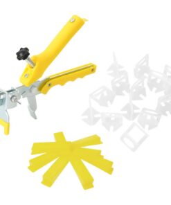 vidaXL Nivelleringssysteem voor tegels 500 wiggen 2500 klemmen 1 mm