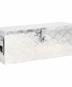 5x23 cm aluminium zilverkleurig