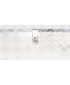 5x23 cm aluminium zilverkleurig