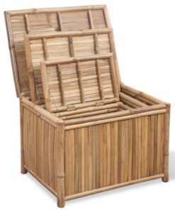 vidaXL Opbergdozen bamboe 3 st