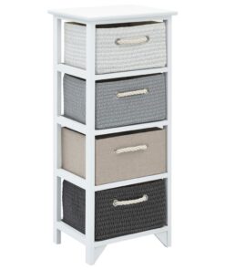 vidaXL Opbergkast 4 lades hout