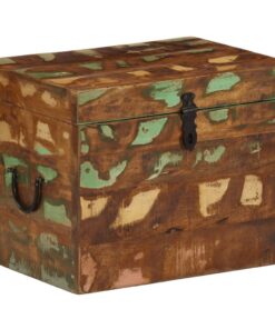 vidaXL Opbergkist massief gerecycled hout